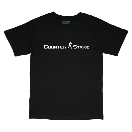 COUNTER STRIKE Text Logo Bootleg Shirt