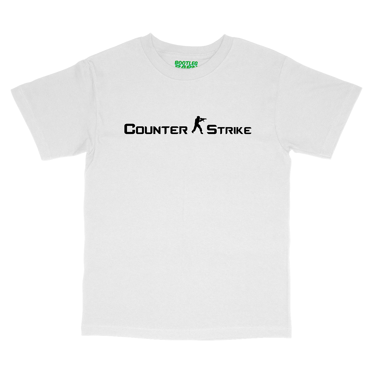 COUNTER STRIKE Text Logo Bootleg Shirt