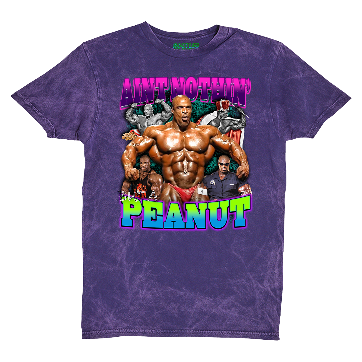 RONNIE COLEMAN "Ain't Nothin' but a Peanut" Bodybuilding Bootleg Shirt