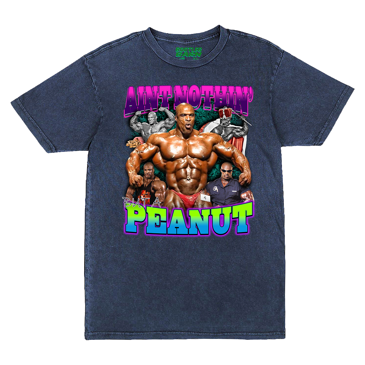 RONNIE COLEMAN "Ain't Nothin' but a Peanut" Bodybuilding Bootleg Shirt