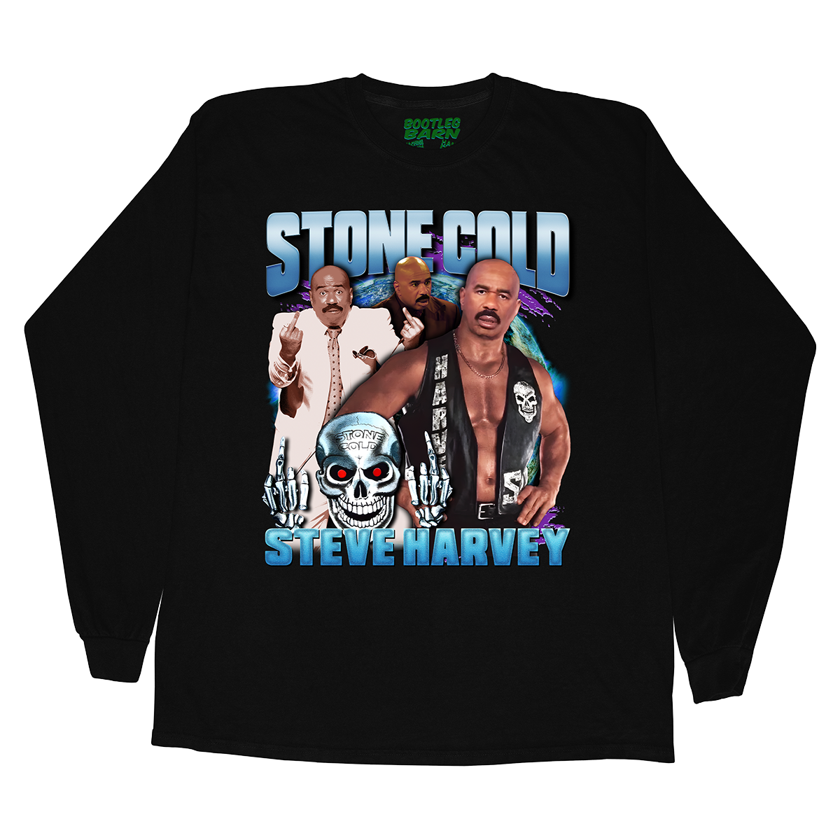 STONE COLD STEVE HARVEY Bootleg Graphic Shirt