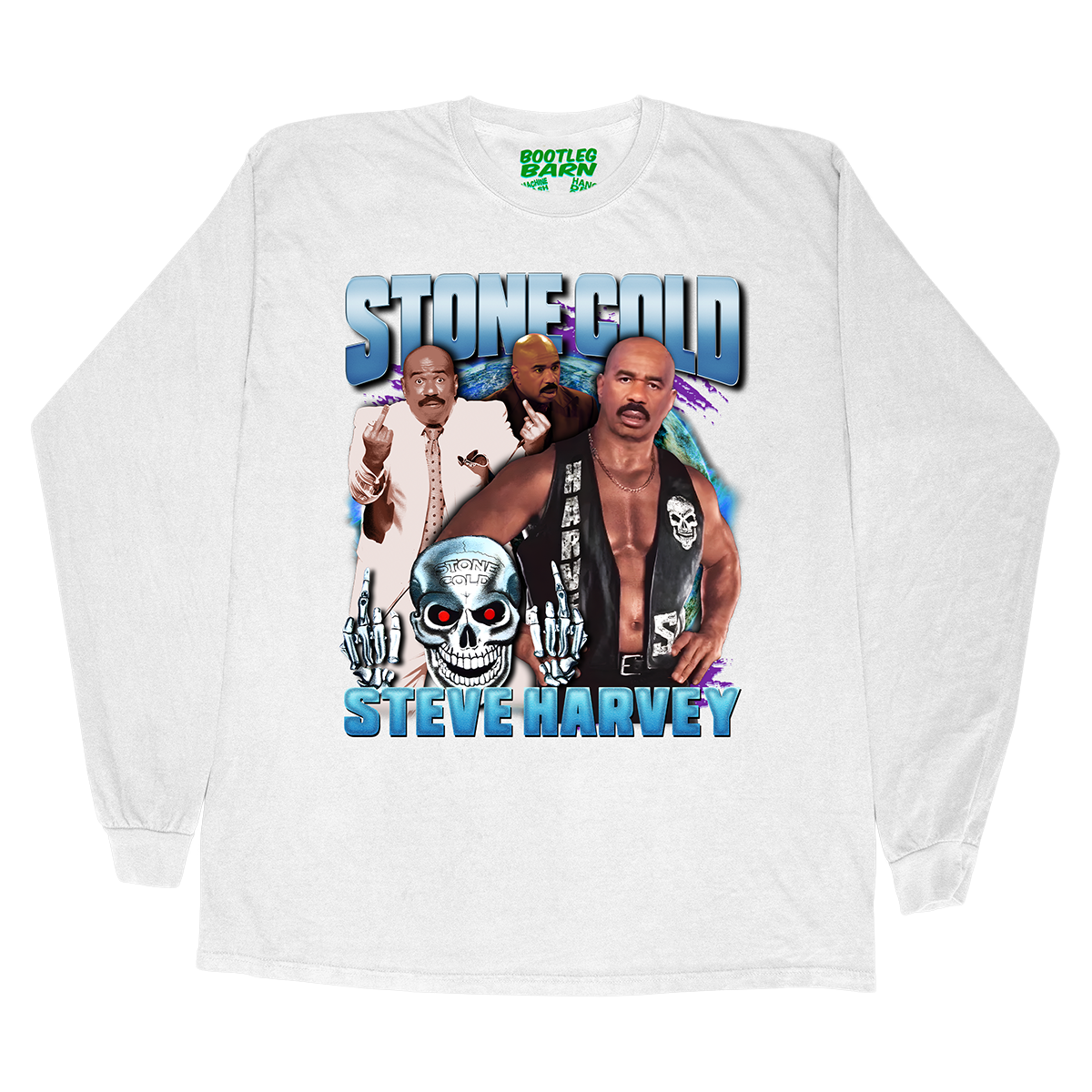 STONE COLD STEVE HARVEY Bootleg Graphic Shirt