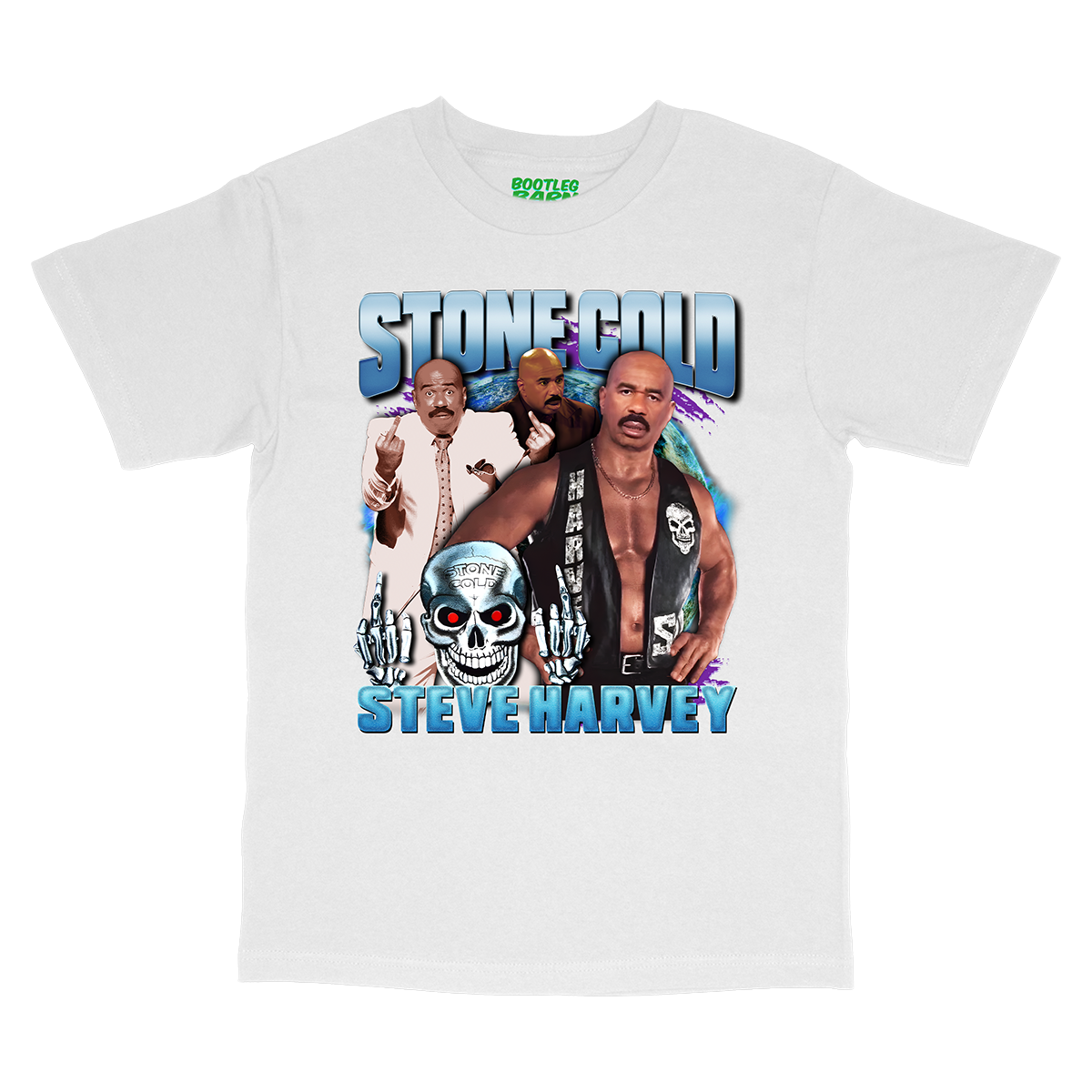 STONE COLD STEVE HARVEY Bootleg Graphic Shirt