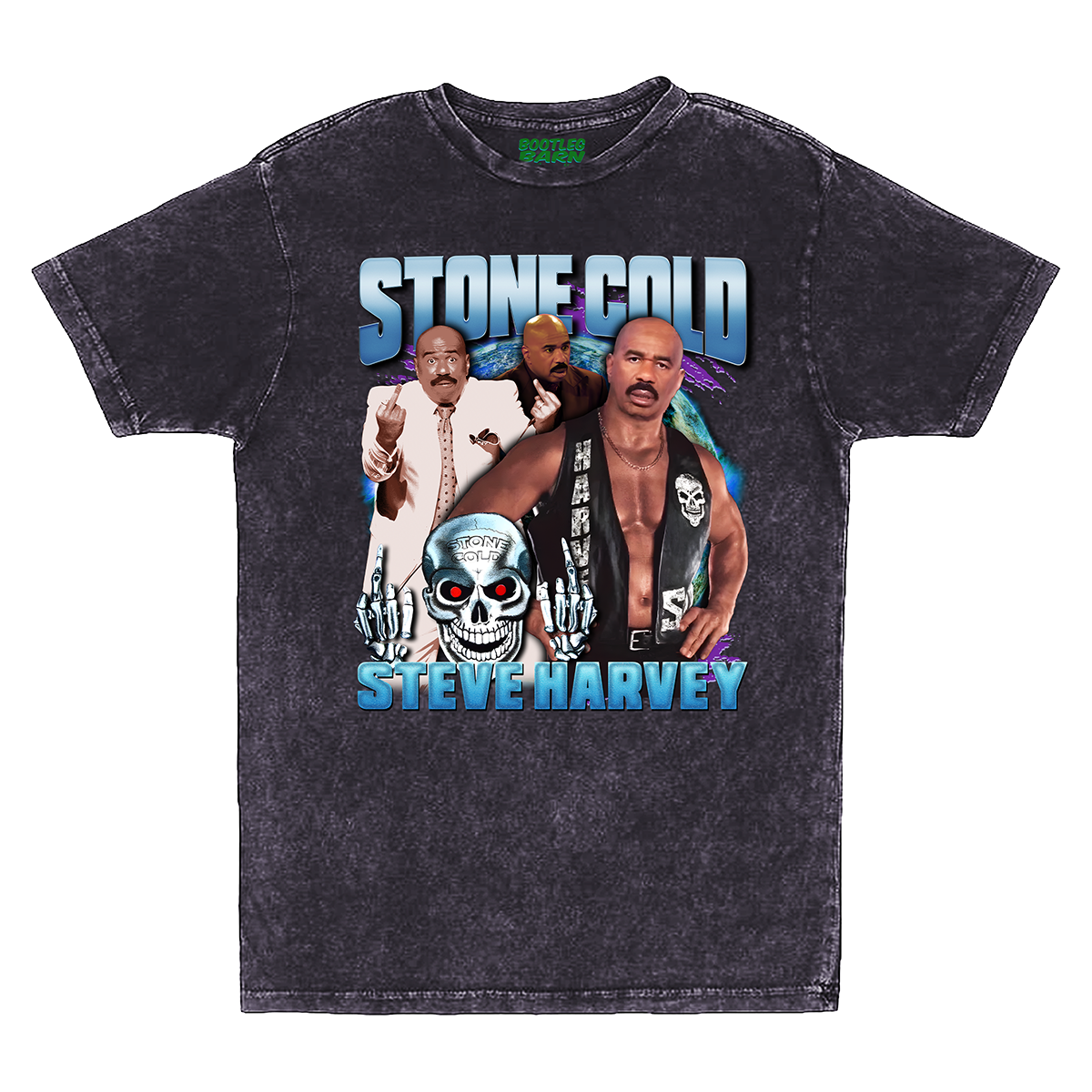 STONE COLD STEVE HARVEY Bootleg Graphic Shirt