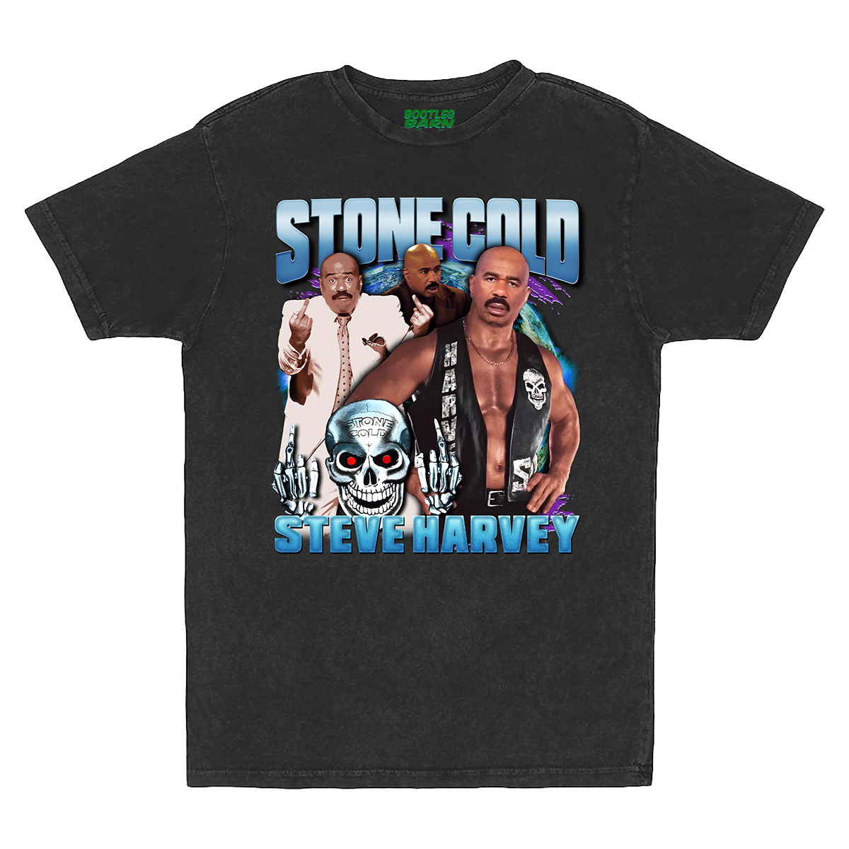 STONE COLD STEVE HARVEY Bootleg Graphic Shirt