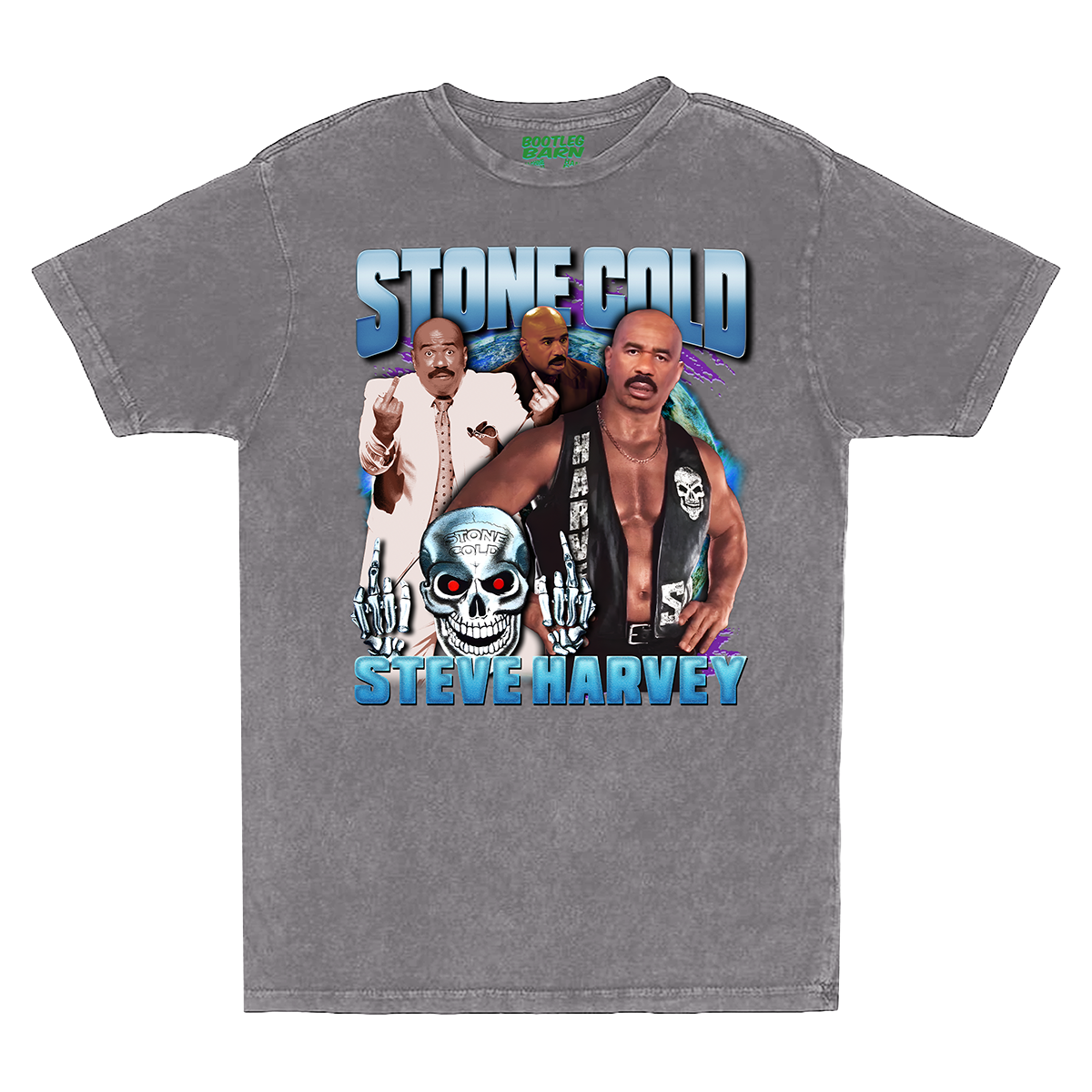STONE COLD STEVE HARVEY Bootleg Graphic Shirt
