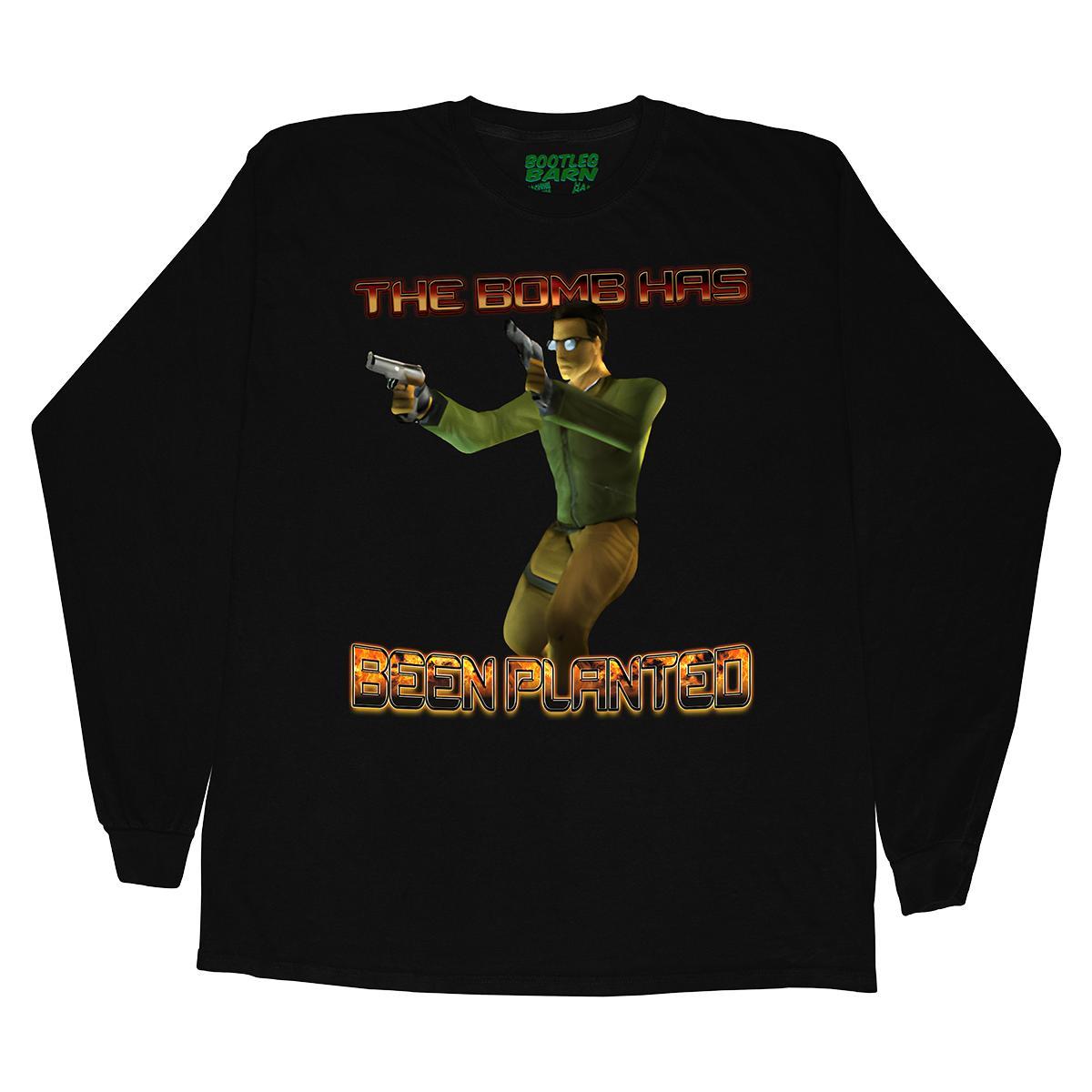 THE BOMB HAS BEEN PLANTED Counter-Strike Bootleg Shirt