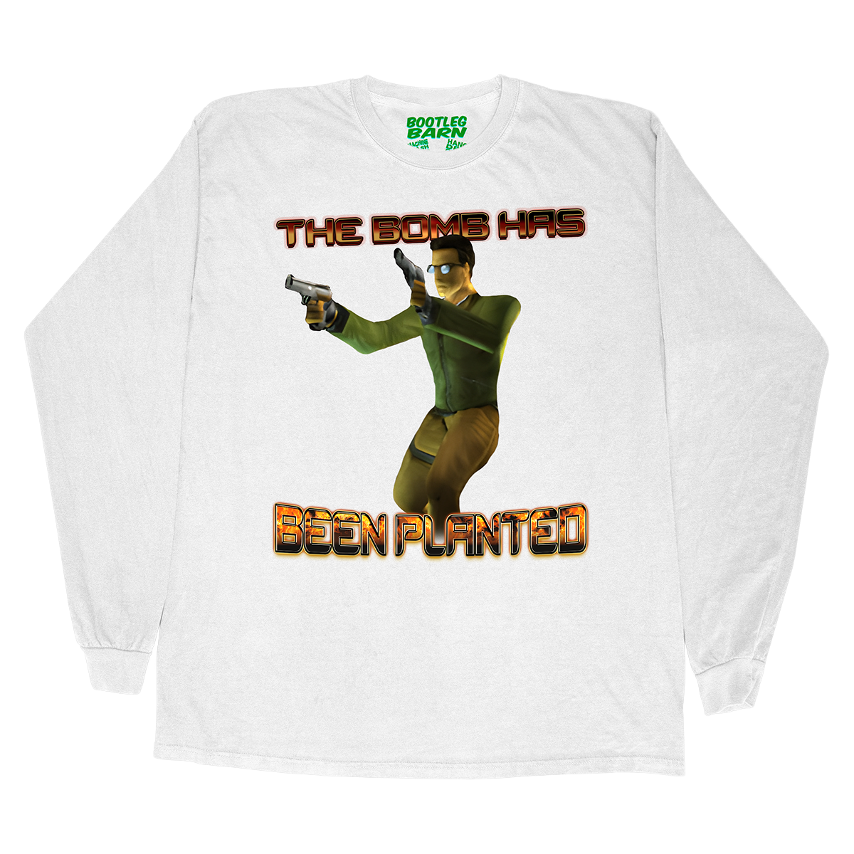 THE BOMB HAS BEEN PLANTED Counter-Strike Bootleg Shirt