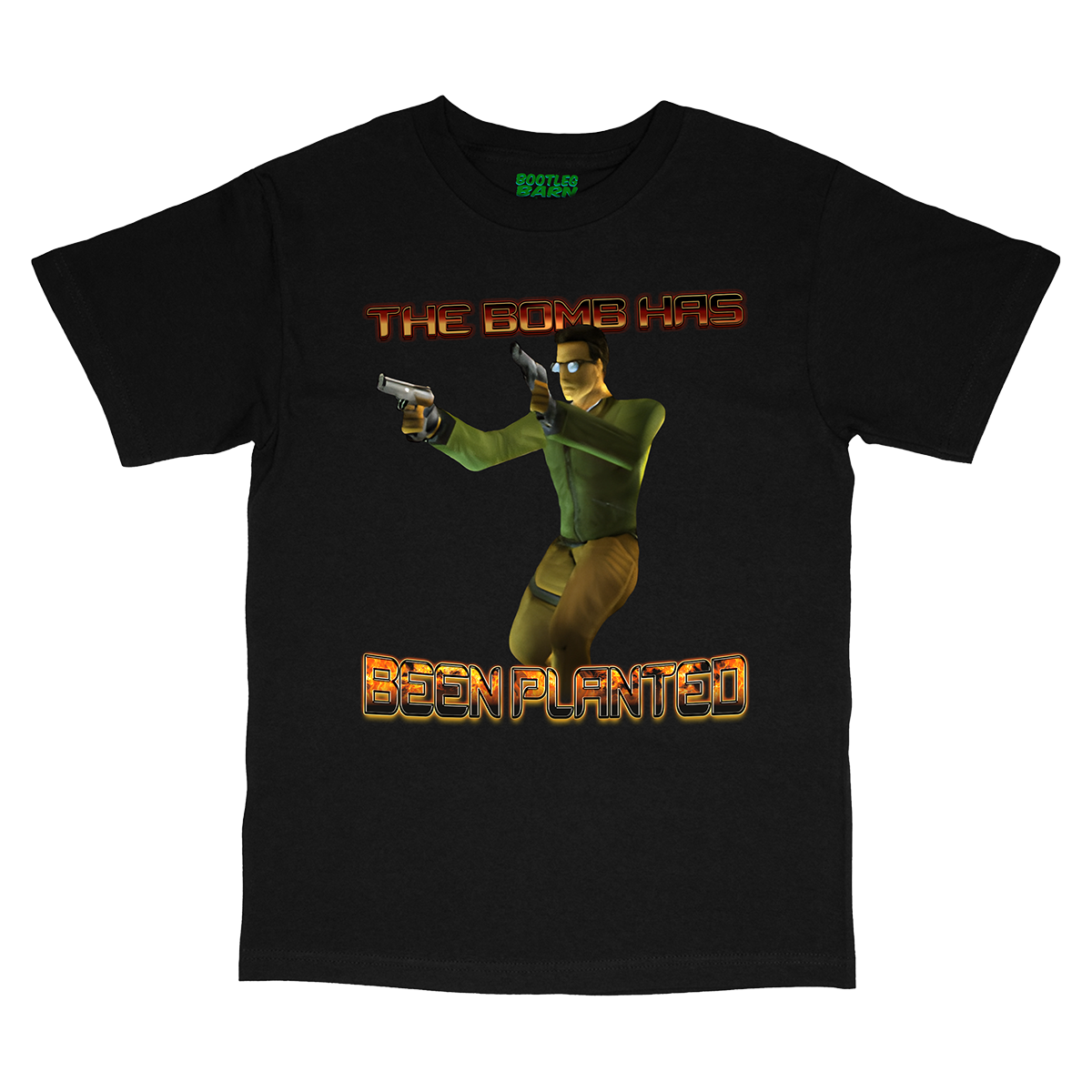 THE BOMB HAS BEEN PLANTED Counter-Strike Bootleg Shirt