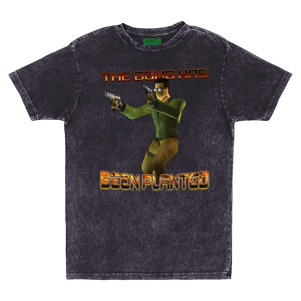 THE BOMB HAS BEEN PLANTED Counter-Strike Bootleg Shirt