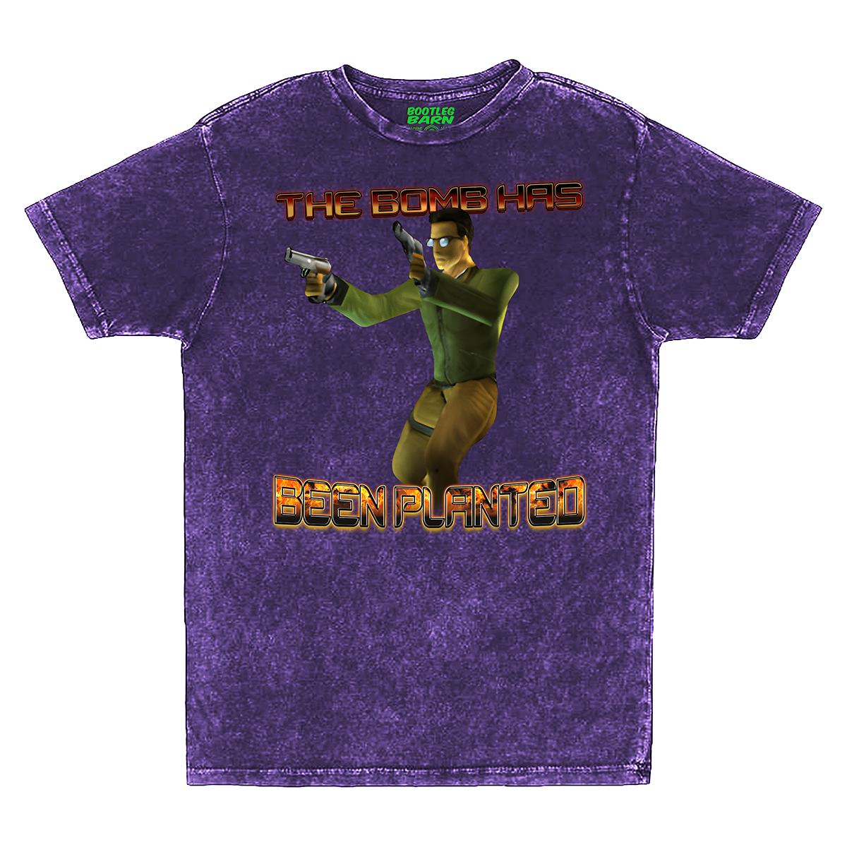 THE BOMB HAS BEEN PLANTED Counter-Strike Bootleg Shirt