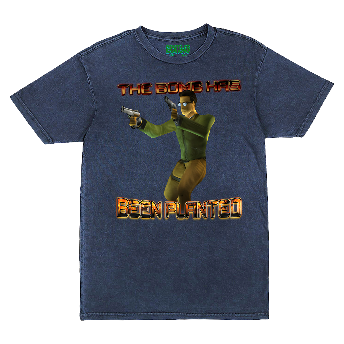 THE BOMB HAS BEEN PLANTED Counter-Strike Bootleg Shirt