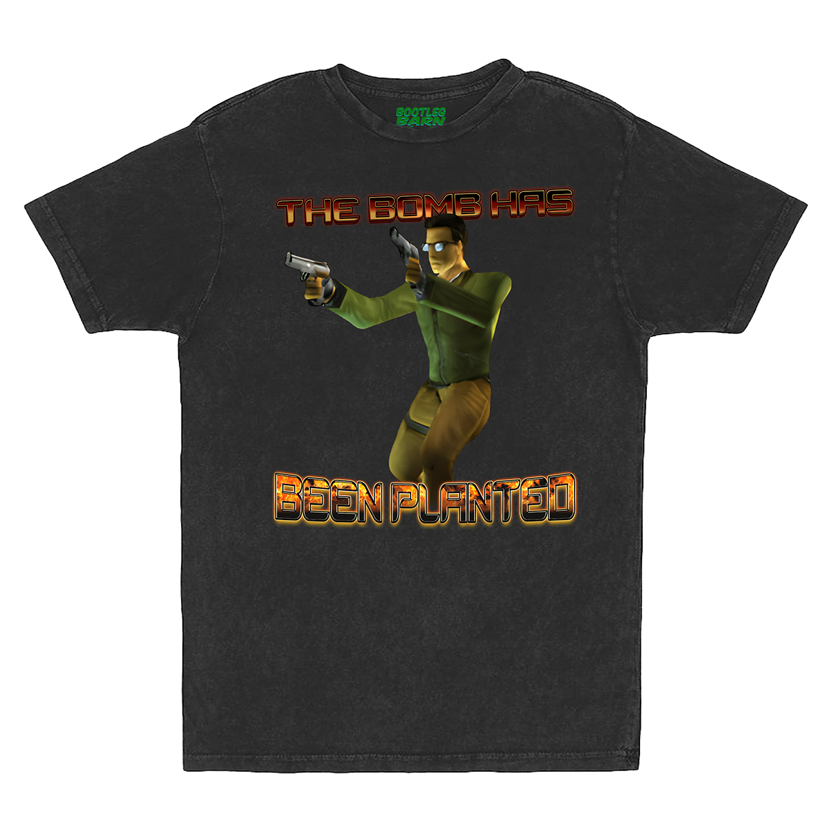 THE BOMB HAS BEEN PLANTED Counter-Strike Bootleg Shirt