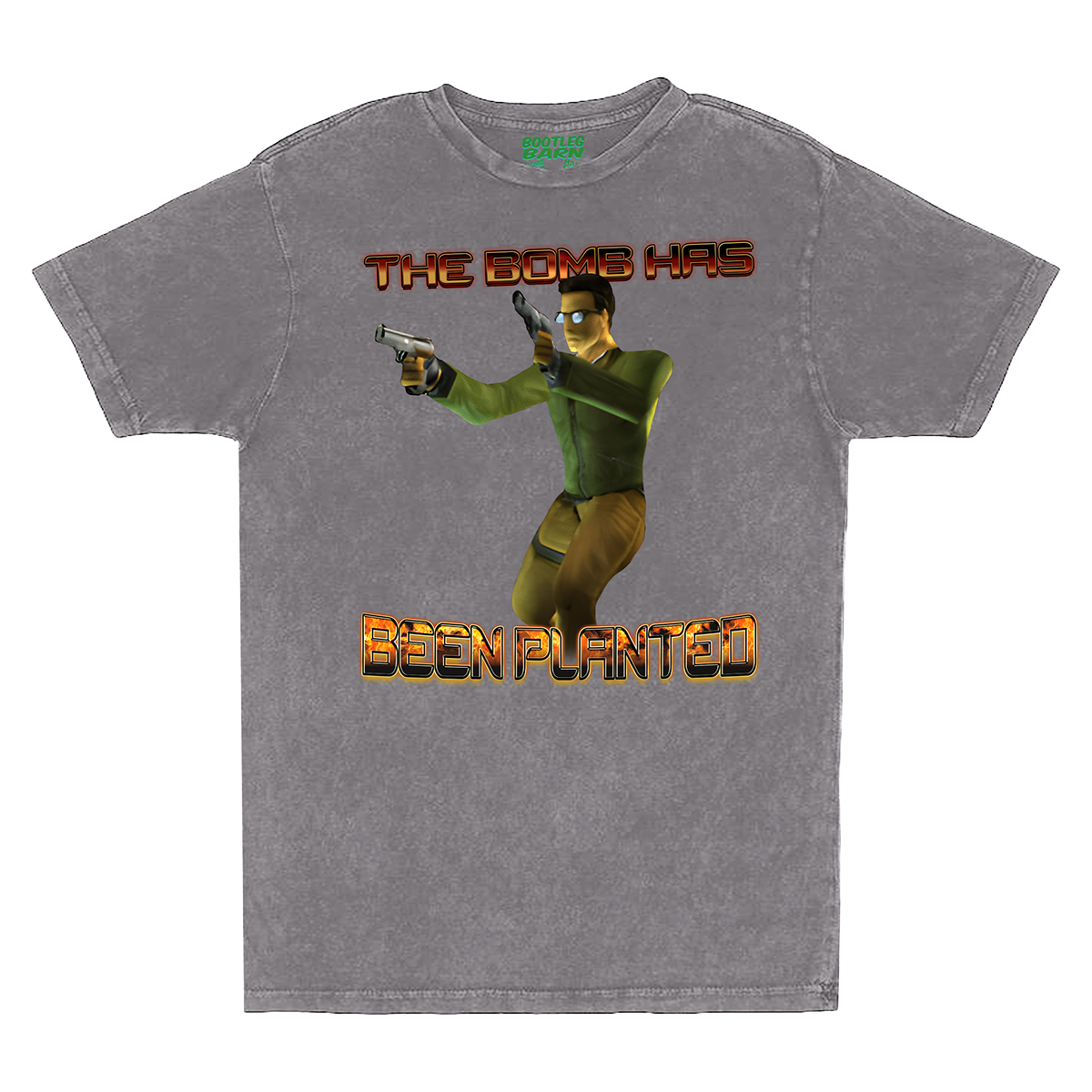THE BOMB HAS BEEN PLANTED Counter-Strike Bootleg Shirt